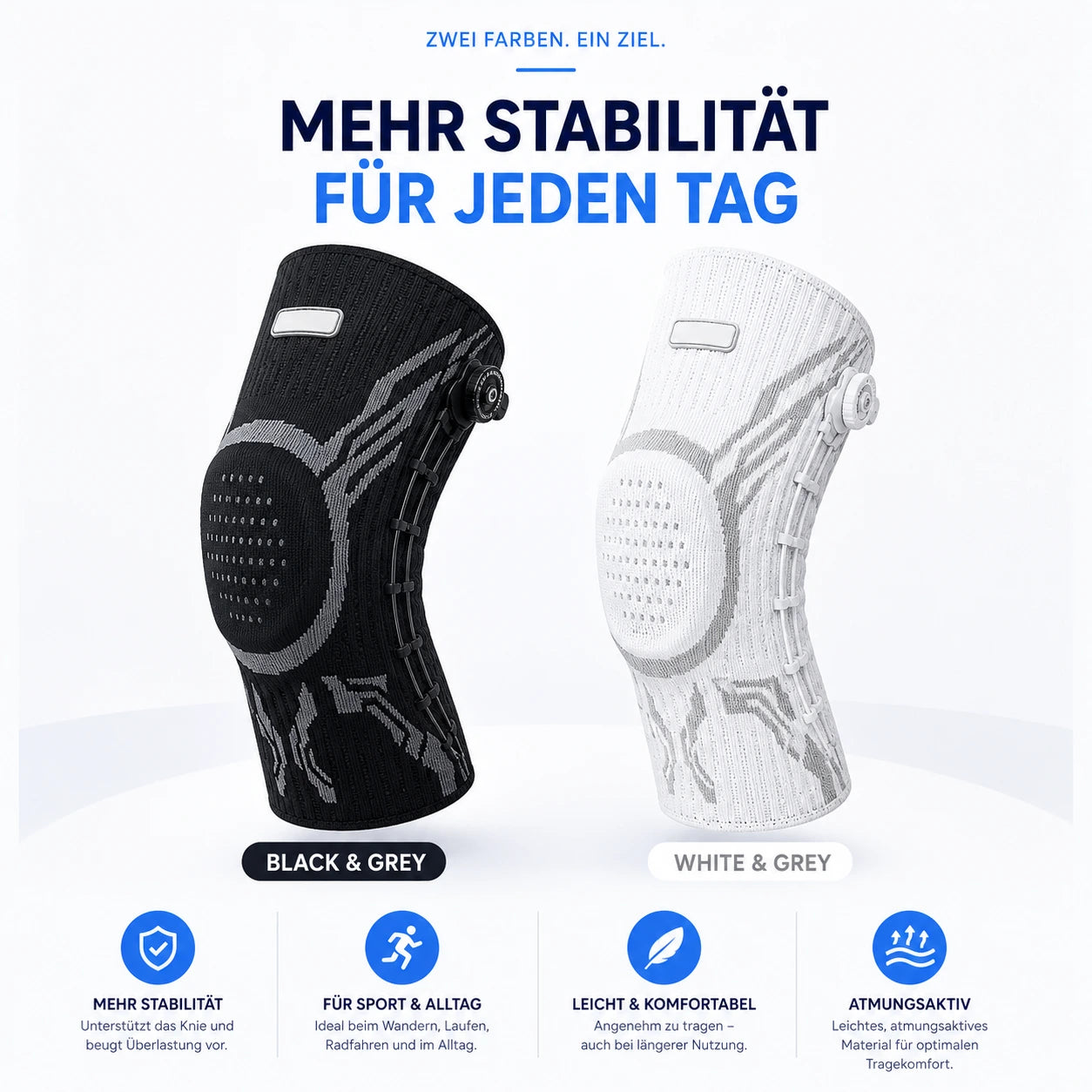 Kniebandage für Stabilität & Schmerzlinderung