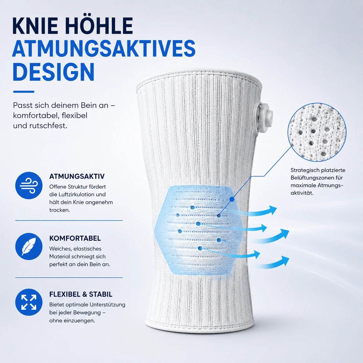 Kniebandage für Stabilität & Schmerzlinderung